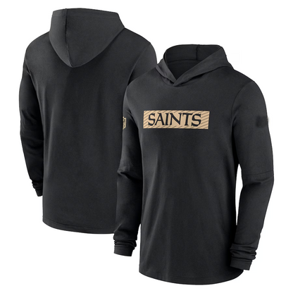 NO.Saints Salute To Service Club Pullover Hoodie Stitched American Football Jerseys Player Game Jersey