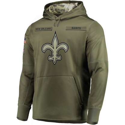 NO.Saints Salute To Service Club Pullover Hoodie Birthday gifts Stitched American Football Jerseys Player Jersey