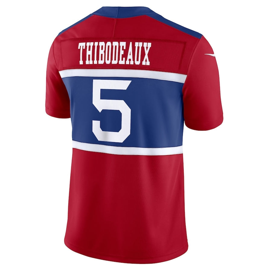 NY.Giants #5 Kayvon Thibodeaux Player Alternate Vapor F.U.S.E. Limited Jersey - Century Red American Football Jerseys