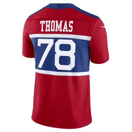 NY.Giants #78 Andrew Thomas Player Vapor F.U.S.E. Limited Jersey - Century Red American Football Jerseys