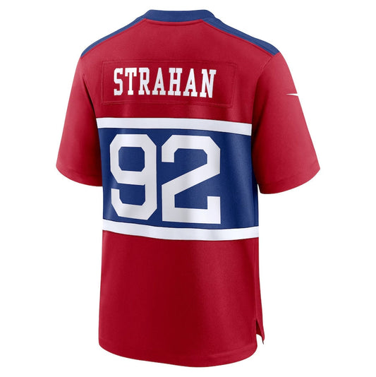 NY.Giants #92 Michael Strahan Player Game Jersey - Century Red American Football Jerseys