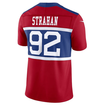 NY.Giants #92 Michael Strahan Vapor F.U.S.E. Retired Player Limited Jersey - Century Red American Football Jerseys