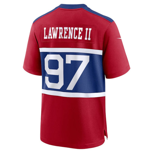 NY.Giants #97 Dexter Lawrence II Player Game Jersey - Century Red American Football Jerseys