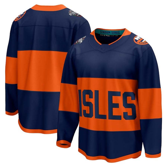 NY.Islanders Fanatics Blank Player Game Hockey Jersey – Navy Stitched American Hockey Jerseys