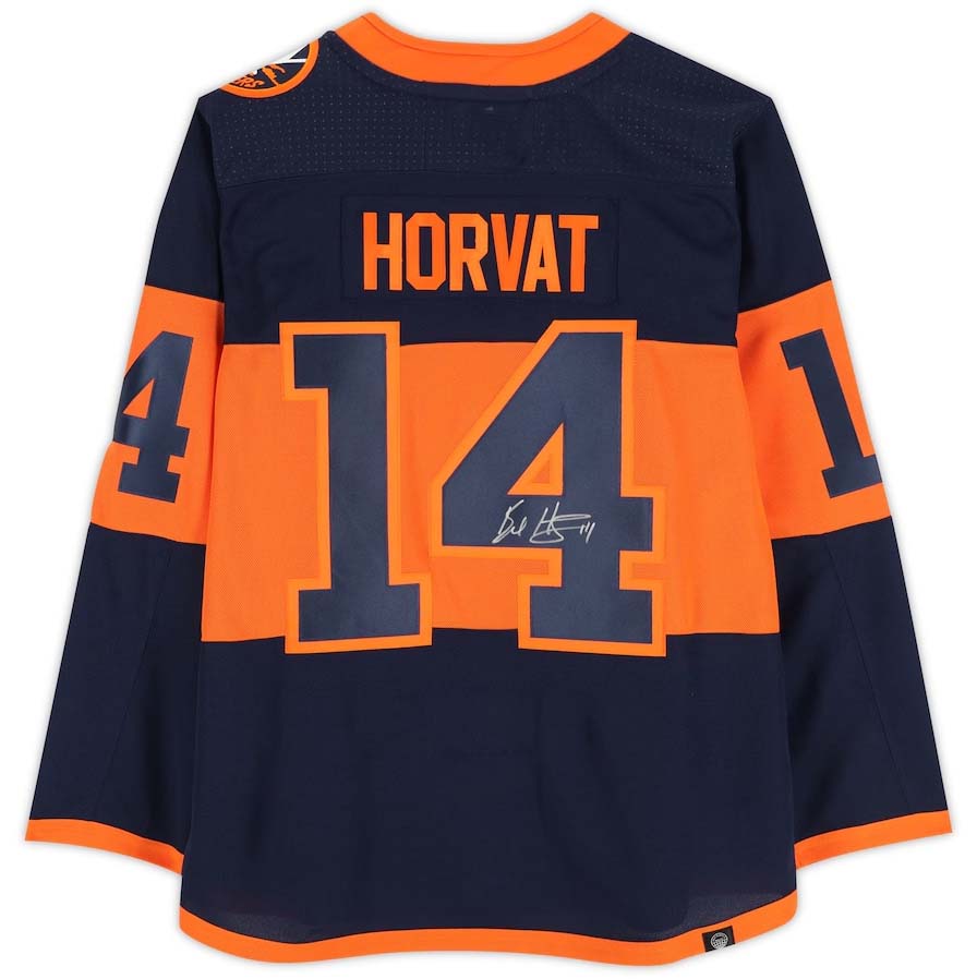 NY.Islanders #14 Bo Horvat Autographed Fanatics Player Game Jersey Stitched American Hockey Jerseys