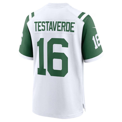 NY.Jets #16 Vinny Testaverde Classic Alternate Player Game Jersey - White American Football Jerseys