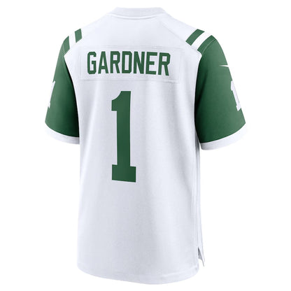 NY.Jets #1 Ahmad Sauce Gardner Player Classic Game Jersey - White American Football Jerseys