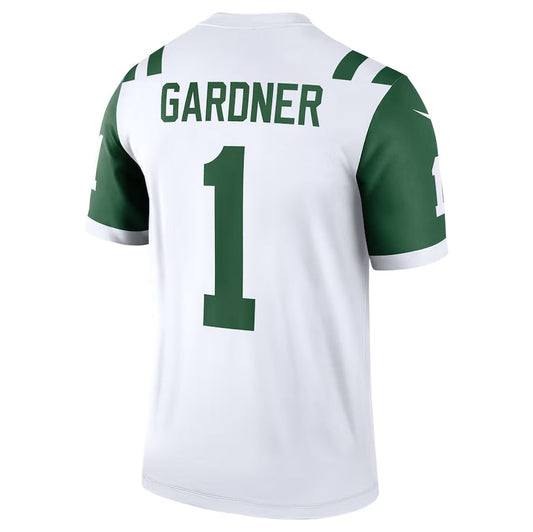 NY.Jets #1 Ahmad Sauce Gardner Player Classic Legend Jersey - White American Football Jerseys