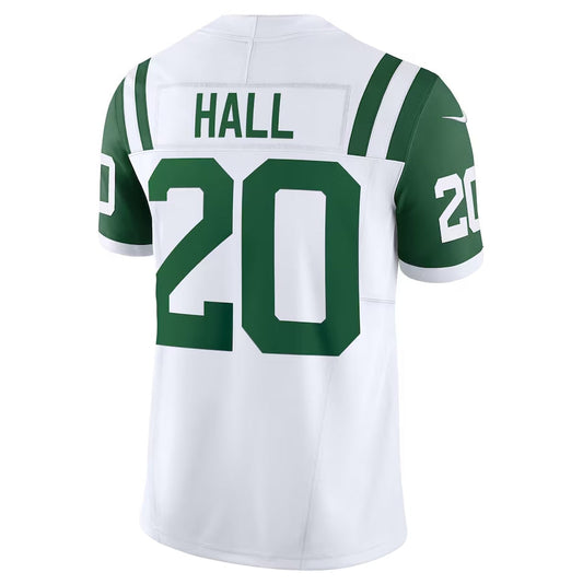 NY.Jets #20 Breece Hall Vapor F.U.S.E. Limited Player Jersey - White American Football Jerseys