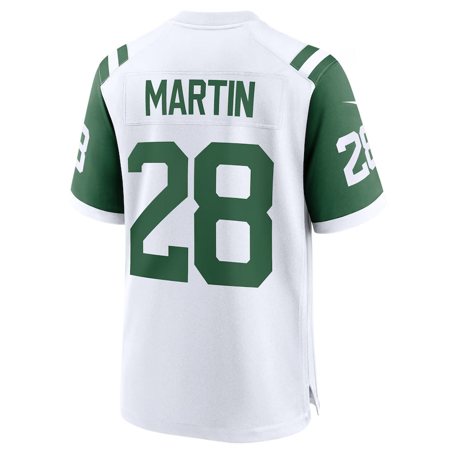 NY.Jets #28 Curtis Martin Classic Alternate Player Game Jersey - White American Football Jerseys