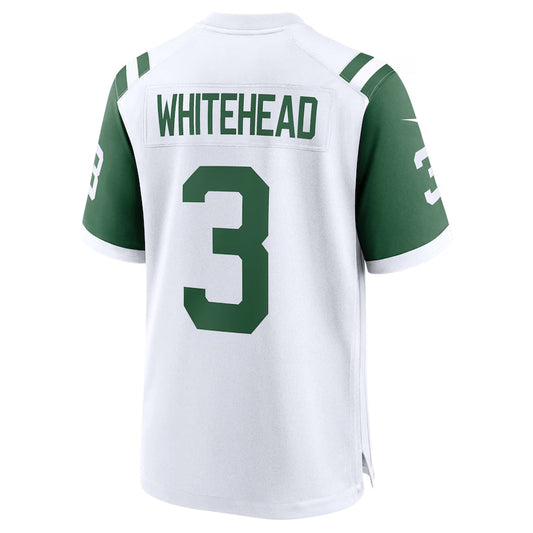 NY.Jets #3 Jordan Whitehead Classic Player Game Jersey - White American Football Jerseys