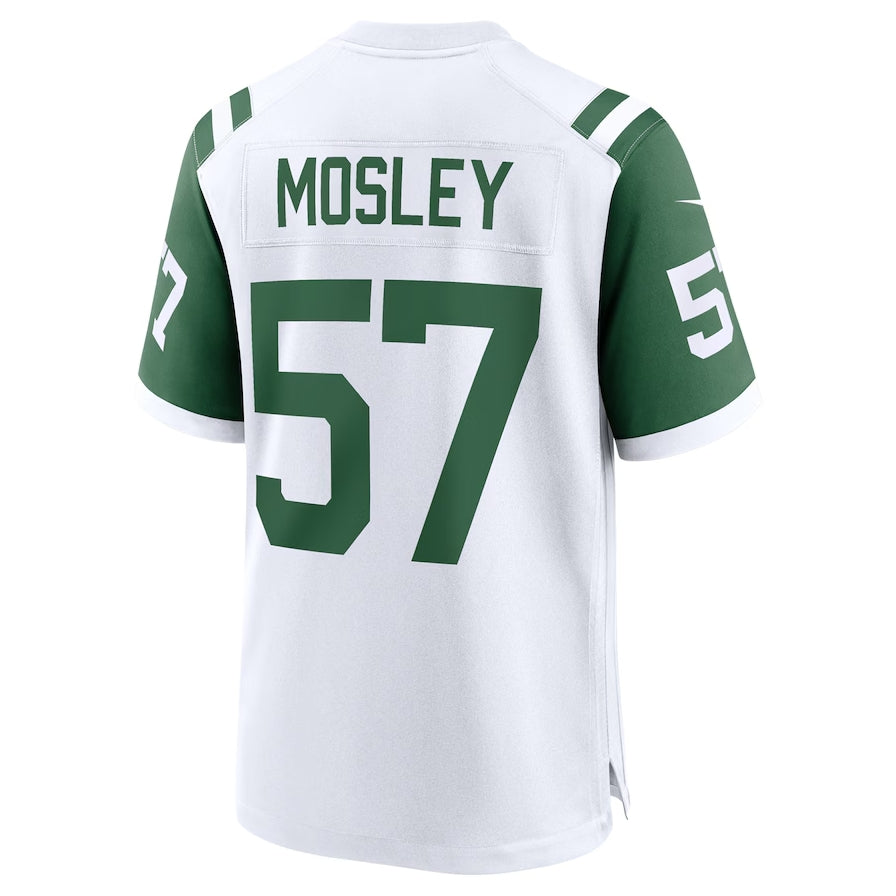 NY.Jets #57 C.J. Mosley Classic Player Game Jersey - White American Football Jerseys