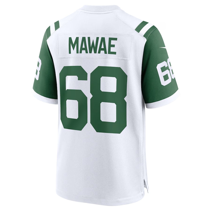 NY.Jets #68 Kevin Mawae Classic Player Game Jersey - White American Football Jerseys