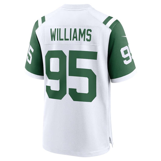 NY.Jets #95 Quinnen Williams Classic Player Game Jersey - White American Football Jerseys