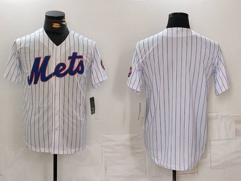 NY.Mets Blank Player White Cool Base Stitched Stitched Baseball Jerseys