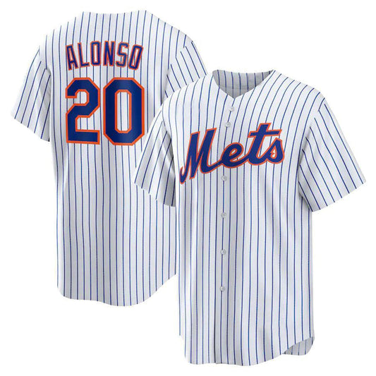 NY.Mets #20 Pete Alonso White Home Limited Player Jersey Baseball Jerseys