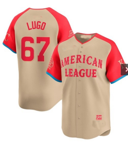 NY.Mets #67 Seth Lugo Player Cream All Star Limited Stitched Baseball Jerseys