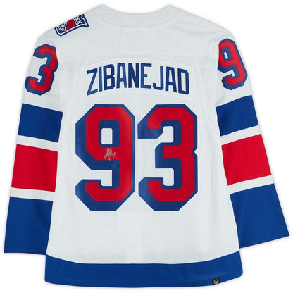 NY.Rangers #93 Mika Zibanejad Player Game Hockey Jersey Stitched American Hockey Jerseys