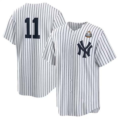 NY.Yankees #11 Anthony White Player Game Jersey Cool Base Stitched Baseball Jerseys