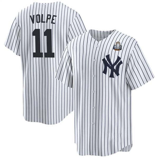 NY.Yankees #11 Anthony White Game Jersey Cool Base Stitched Baseball Jerseys Player Jersey