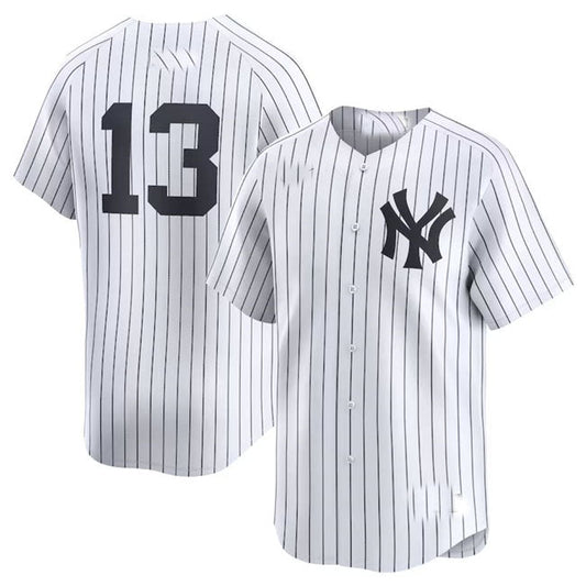 NY.Yankees #13 Jazz Chisholm Jr White Limited Player Jersey Stitched Baseball Jerseys