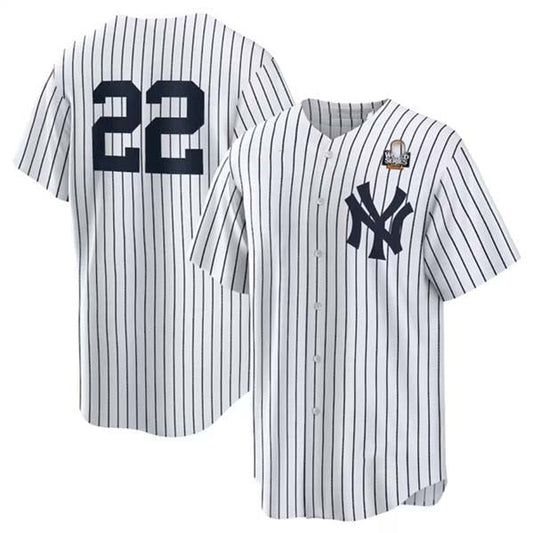 NY.Yankees #22 Juan Soto White Player Game Jersey Cool Base Stitched Baseball Jerseys