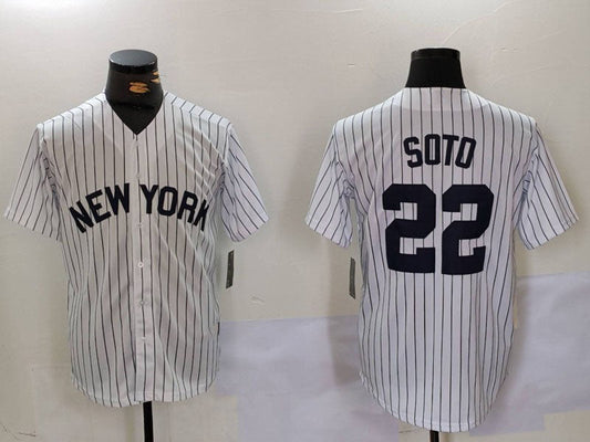 NY.Yankees #22 Juan Soto White Cool Base Stitched Baseball Jerseys Player Jersey