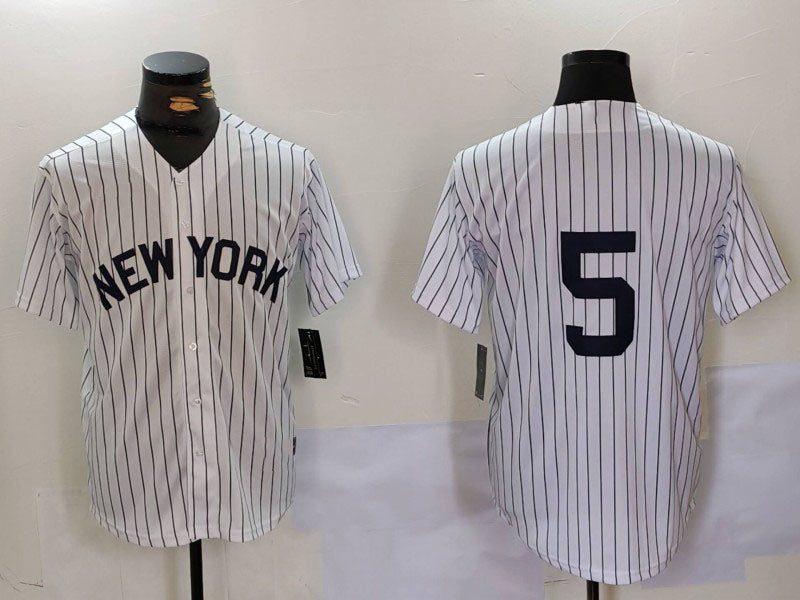 NY.Yankees #5 Joe DiMaggio White Player Cool Base Stitched Baseball Jerseys