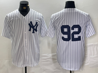 NY.Yankees #92 Matt Krook Player White Cool Base Stitched Baseball Jerseys