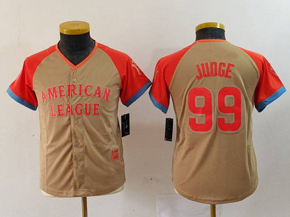 NY.Yankees #99 Aaron Judge Player Cream All Star Limited Stitched Baseball Jerseys