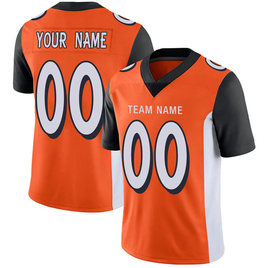 Custom C.Bengals Orange Personalized Design Your Own Name and Number for Men Women Youth Jerseys