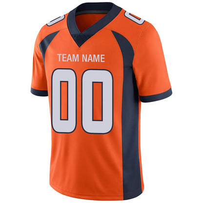 Custom D.Broncos Orange Personalized Design Your Own Name and Number for Men Women Youth Jerseys