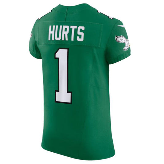 P.Eagles #1 Jalen Hurts Player Green Alternate Vapor F.U.S.E. Elite Jersey American Stitched Football Jerseys