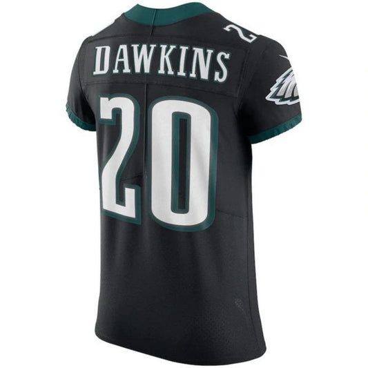 P.Eagles #20 Brian Dawkins Black Elite Player Jersey -Stitched American Football Jerseys