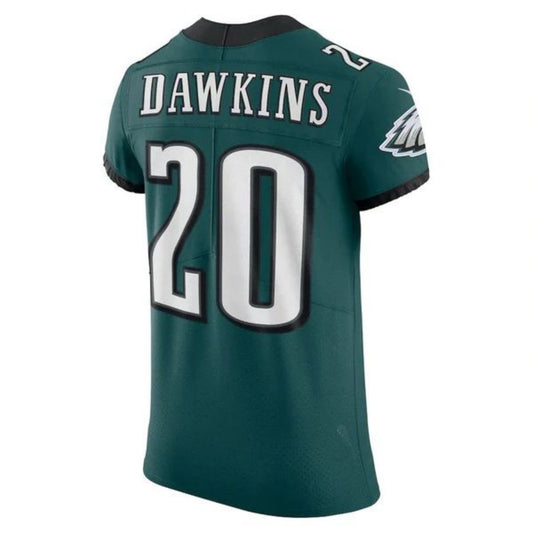 P.Eagles #20 Brian Dawkins Midnight Green ElitePlayer Jersey -Stitched American Football Jerseys