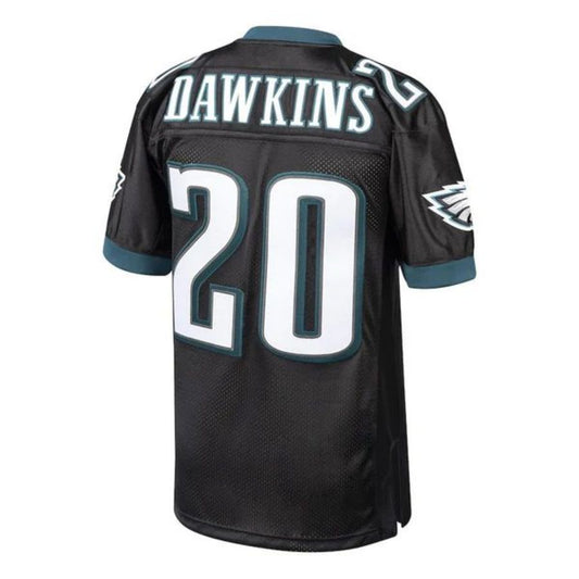 P.Eagles #20 Brian Dawkins Player Mitchell & Ness Black 2003 Authentic Throwback Retired Player Jersey Stitched American Football Jerseys