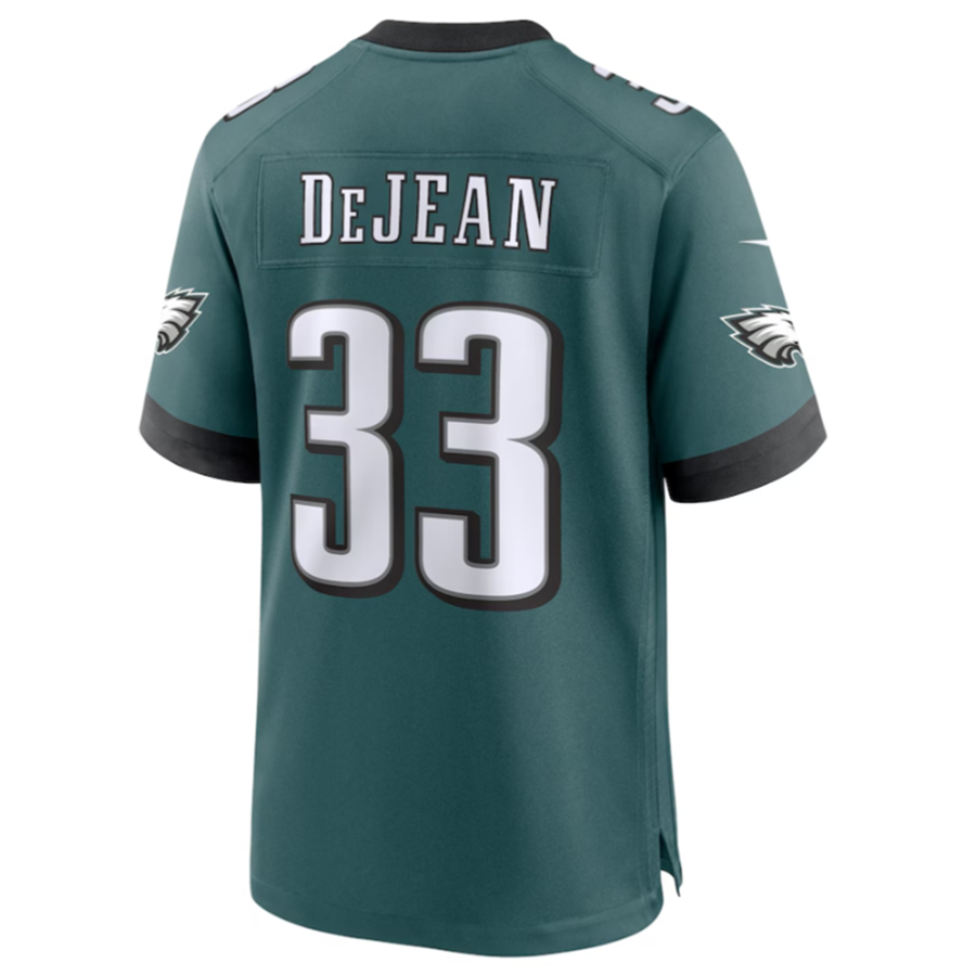 P.Eagles #33 Cooper DeJean Player Green Game Football Jerseys