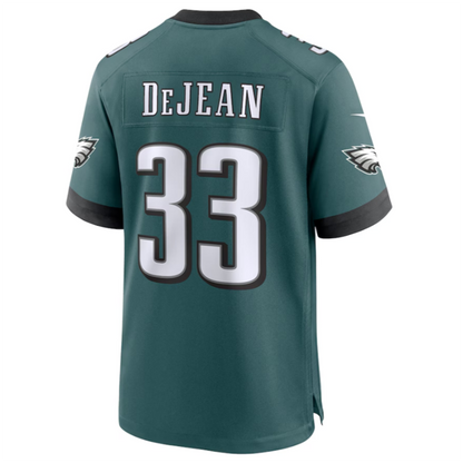 P.Eagles #33 Cooper DeJean Green Player Game Jersey Stitched American Football Jerseys