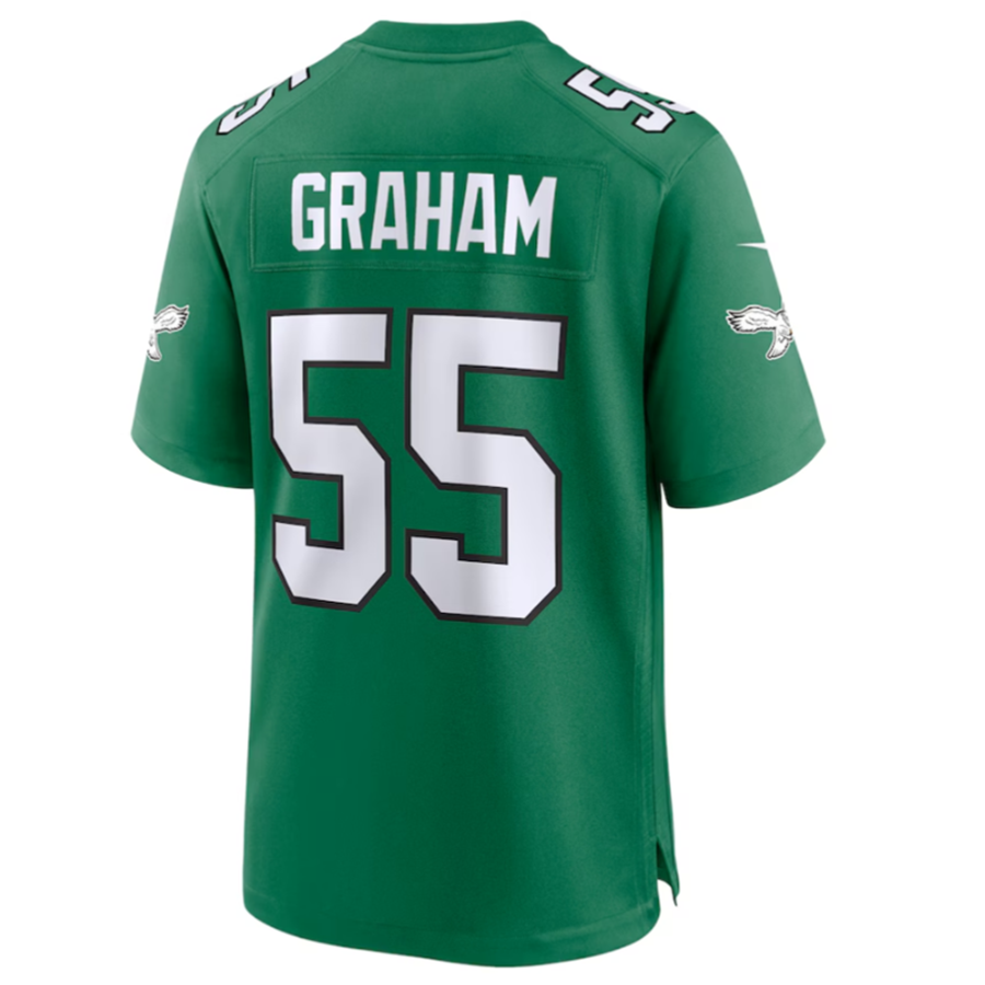 P.Eagles #55 Brandon Graham Player Green Alternate Game Jersey Stitched American Football Jerseys