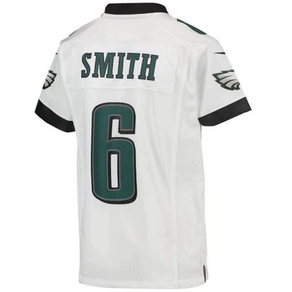 P.Eagles #6 DeVonta Smith White Player Game Jersey Stitched American Football Jerseys