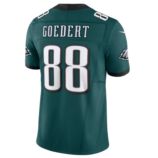 P.Eagles #88 Dallas Goedert Player Midnight Green Vapor F.U.S.E. Limited Jersey Stitched American Football Jerseys