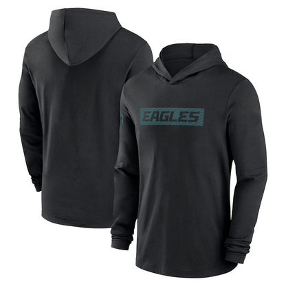 P.Eagles Salute To Service Club Pullover Hoodie Player Jersey Stitched American Football Jerseys