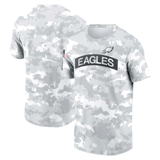 P.Eagles Salute To Service Club Pullover T-Shirt Player Jersey Stitched American Football Jerseys