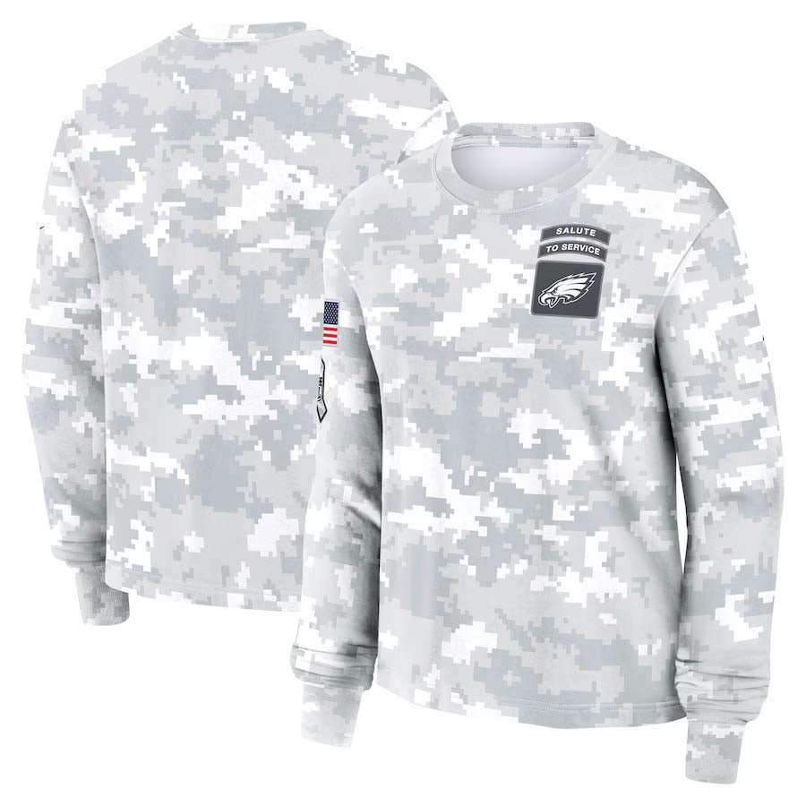 P.Eagles Salute To Service Club Pullover Birthday gifts Player Jersey Stitched American Football Jerseys