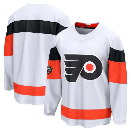 P.Flyers Fanatics Blank Player Game Hockey Jersey – White Stitched American Hockey Jerseys