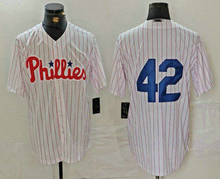 P.Phillies #42 Jackie Robinson Player White Cool Base Stitched Baseball Jerseys