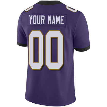 Custom B.Ravens Purple Personalized Design Game Football Jerseys