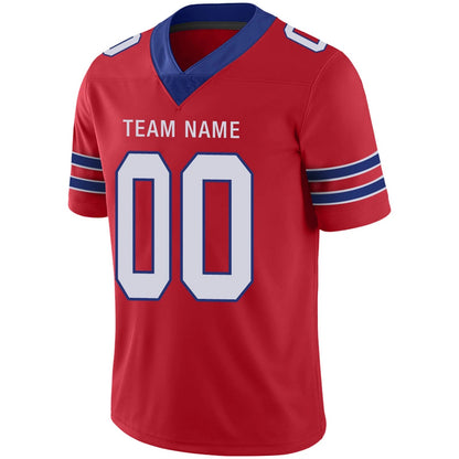 Custom B.Bills Red Personalized Design Your Own Name and Number for Men Women Youth Jerseys