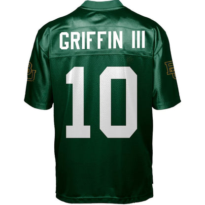 B.Bears #10 Robert Griffin III Player Game Football Jersey - Green Stitched American College Jerseys