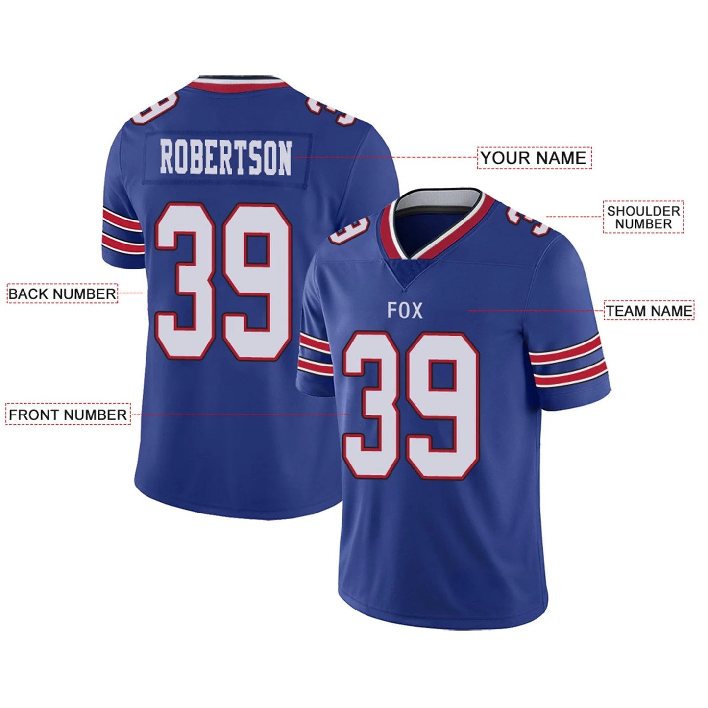 Custom B.Bills Royal Personalized Design Your Own Name and Number for Men Women Youth Jerseys